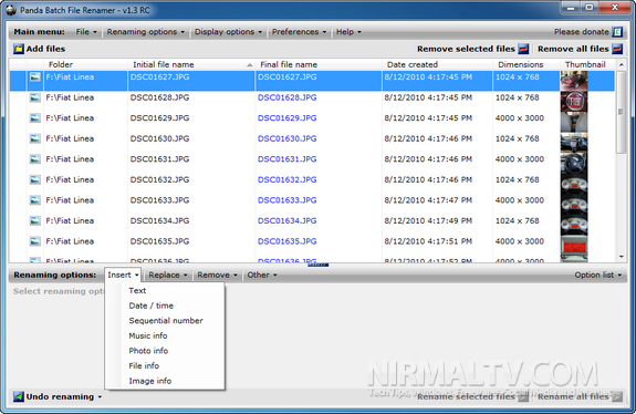 multiple file renamer freeware