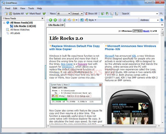 rss feed viewer