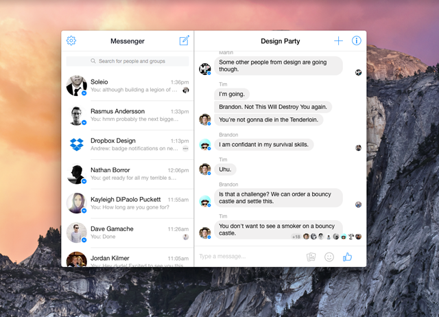 facebook messenger for mac desktop 2018
