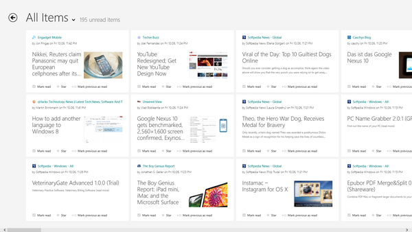 feed reader for windows 8