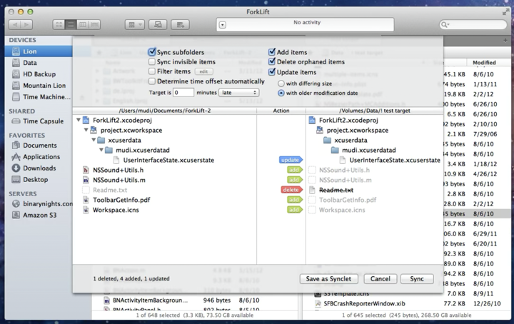 options to path finder for mac os x
