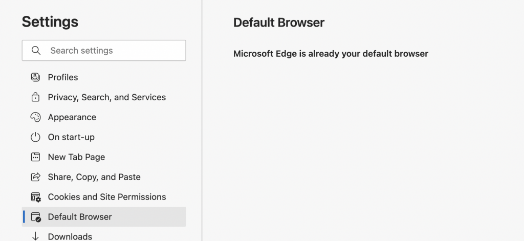 How to make Microsoft Edge as Default Browser