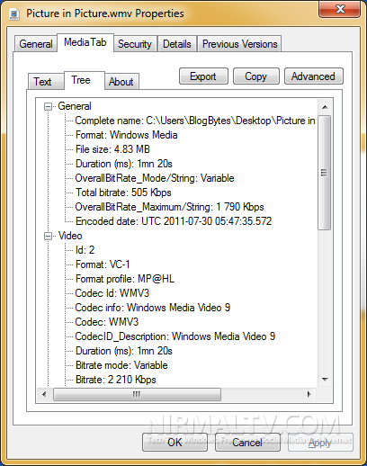 windows explorer file properties editor