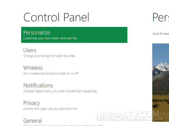 windows control panel windows control panel
