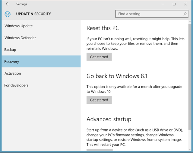 How To Uninstall Windows 10 And Downgrade To Windows 81 Or Windows 7